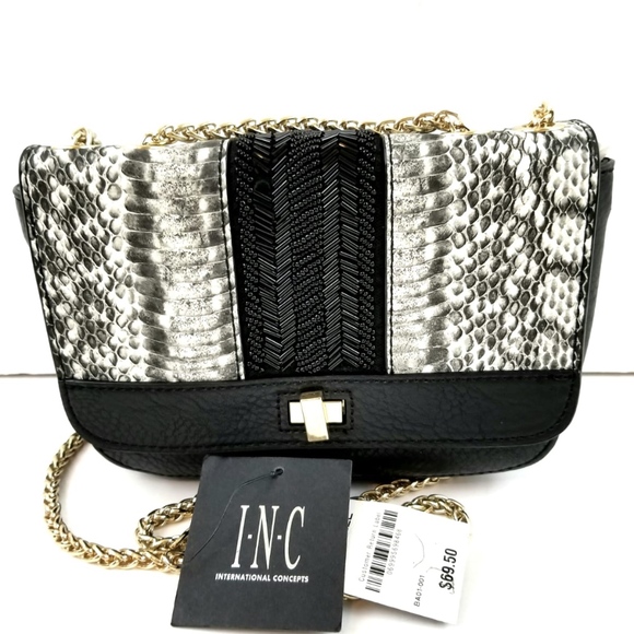 INC International Concepts Handbags - INC Mariin Crossbody Black Handbag